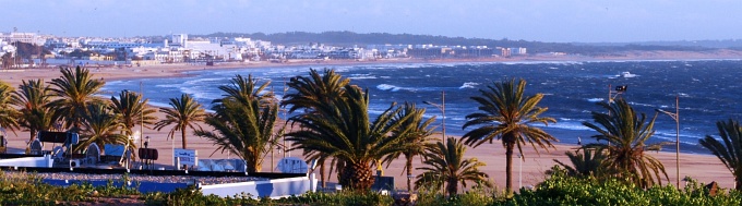 agadir evenementiels.com - Vue du patio sur la baie d'agadir 